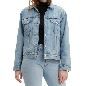 Ex-Boyfriend Cotton Denim Trucker Jacket